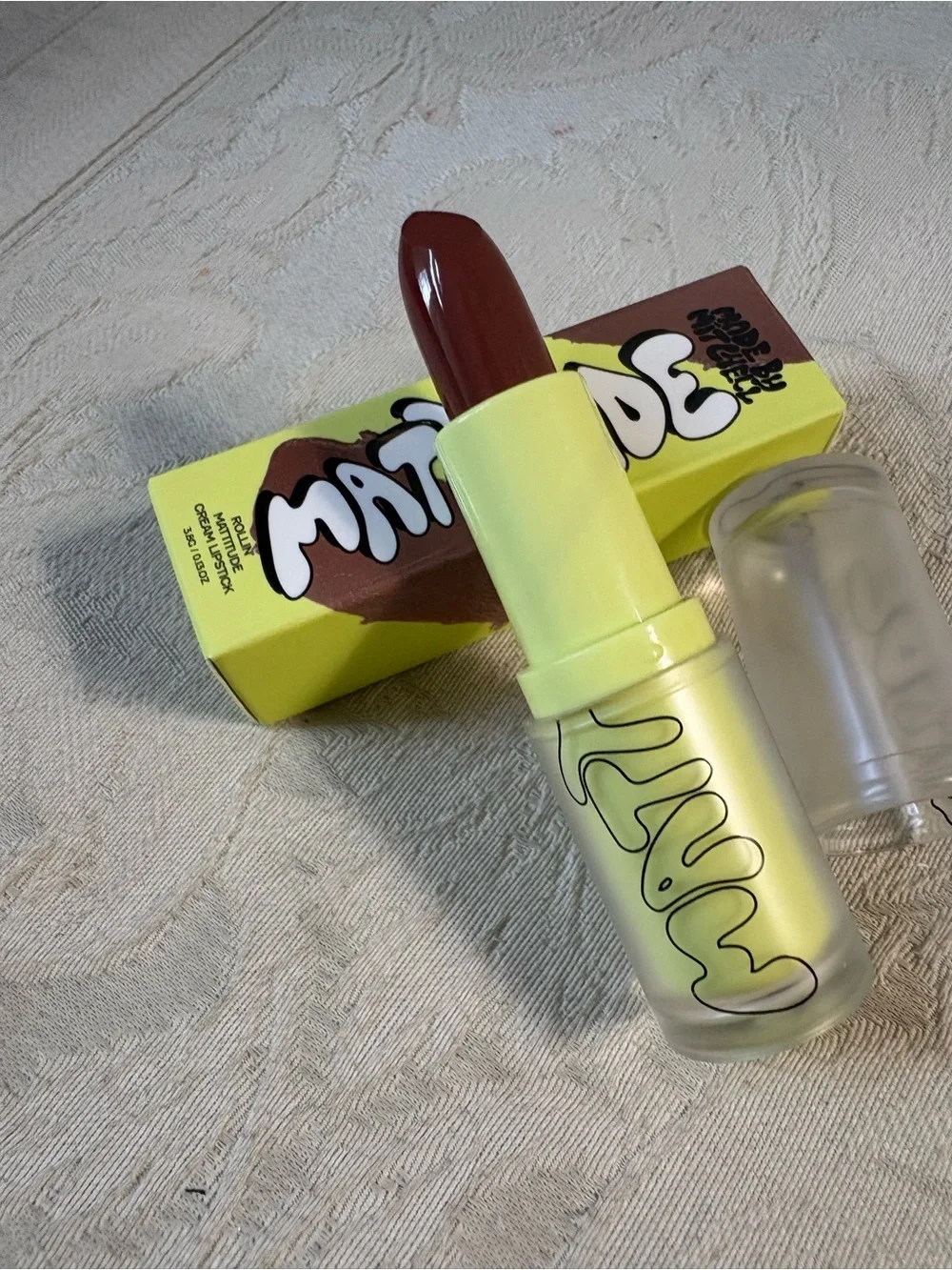 Made by Mitchell Mattitude Matte Lipstick in Rollin BNIB